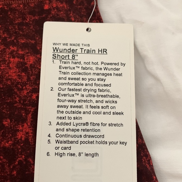 Lululemon Wunder Train High-Rise Short 8" BNWT - Picture 9 of 9